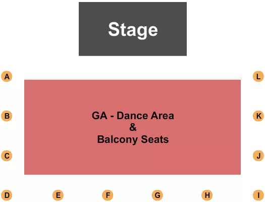  GA DANCE FLOOR Seating Map Seating Chart
