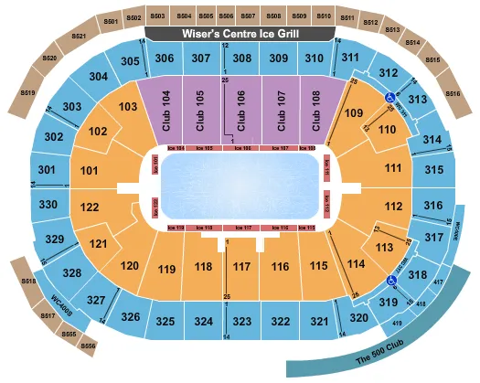  STARS ON ICE 2 Seating Map Seating Chart