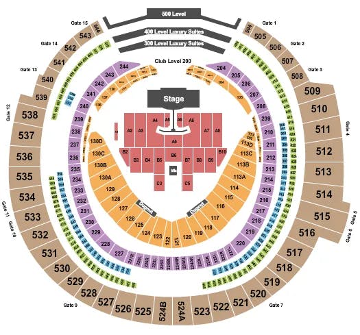  PINK Seating Map Seating Chart