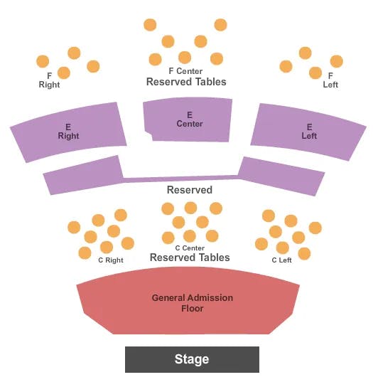  TABLES Seating Map Seating Chart