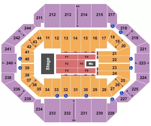  EAGLES Seating Map Seating Chart