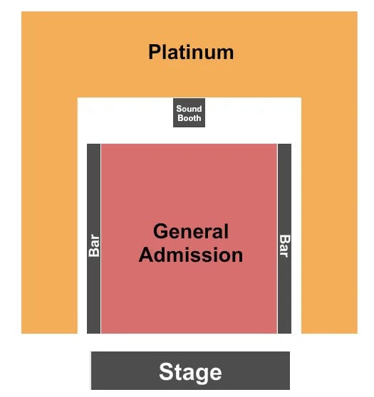 SAINT ANDREWS HALL DETROIT ENDSTAGE GA PLATINUM Seating Map Seating Chart