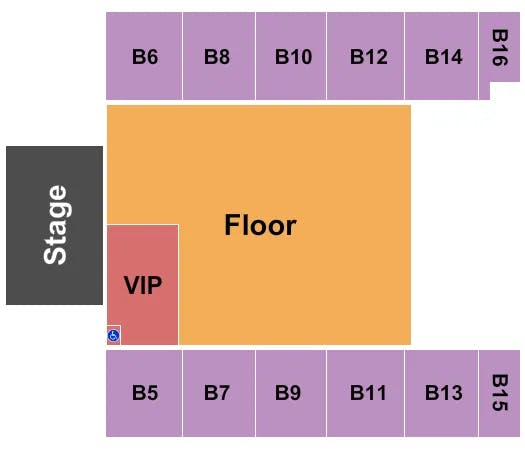  VIP FLOOR Seating Map Seating Chart