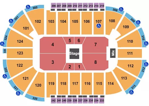  CENTERSTAGE Seating Map Seating Chart