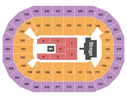  SANTA FE KLAN Seating Map Seating Chart