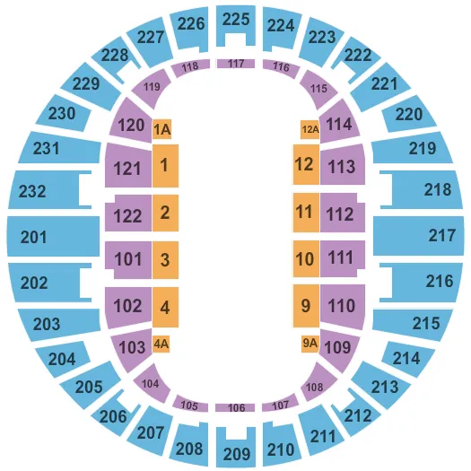  CIRCUS Seating Map Seating Chart