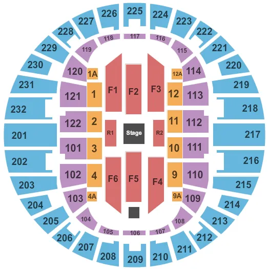  COMEDY GET DOWN Seating Map Seating Chart