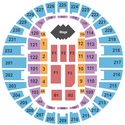  JOEL OSTEEN Seating Map Seating Chart