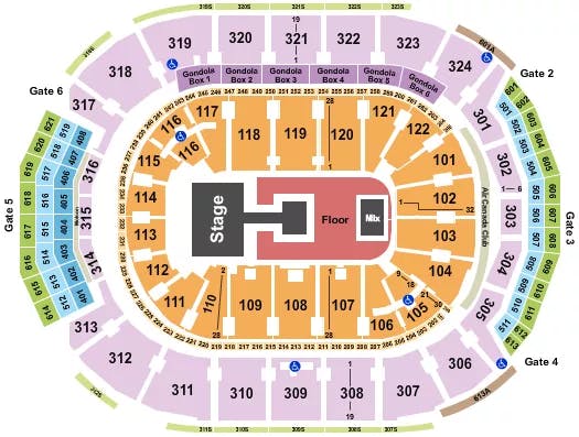  ATEEZ Seating Map Seating Chart