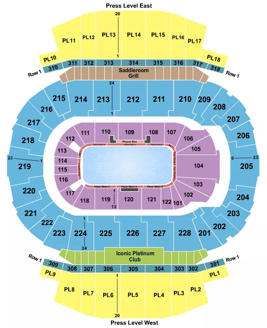  STARS ON ICE 2 Seating Map Seating Chart