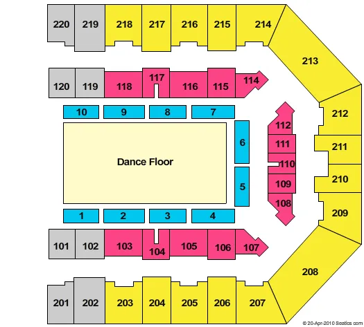  STRICTLY COME DANCING Seating Map Seating Chart