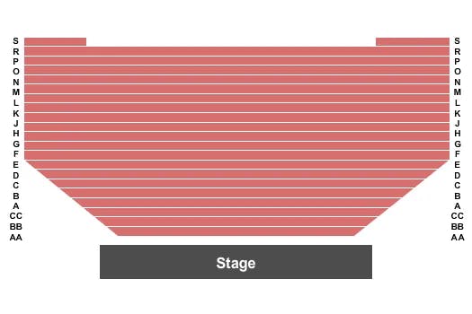 CITADEL THEATRE SHOCTOR THEATRE END STAGE Seating Map Seating Chart