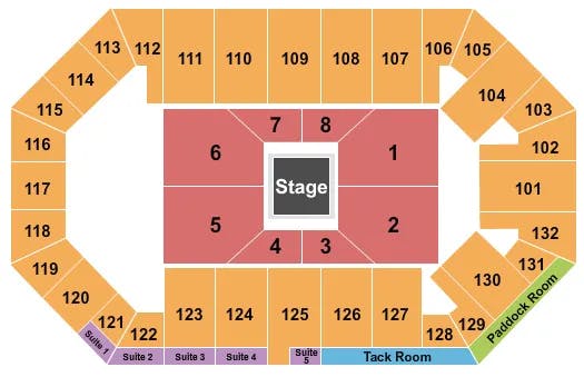  BOXING Seating Map Seating Chart