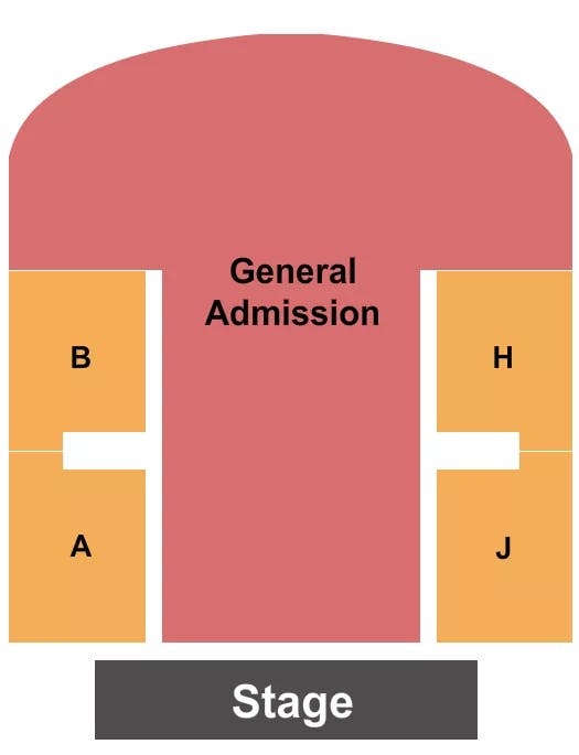  ENDSTAGE GA RSV Seating Map Seating Chart