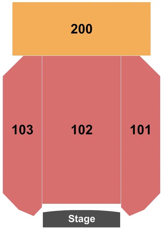  END STAGE 4 Seating Map Seating Chart