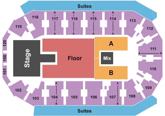  GHOST Seating Map Seating Chart