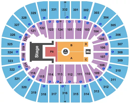  LIL BABY Seating Map Seating Chart