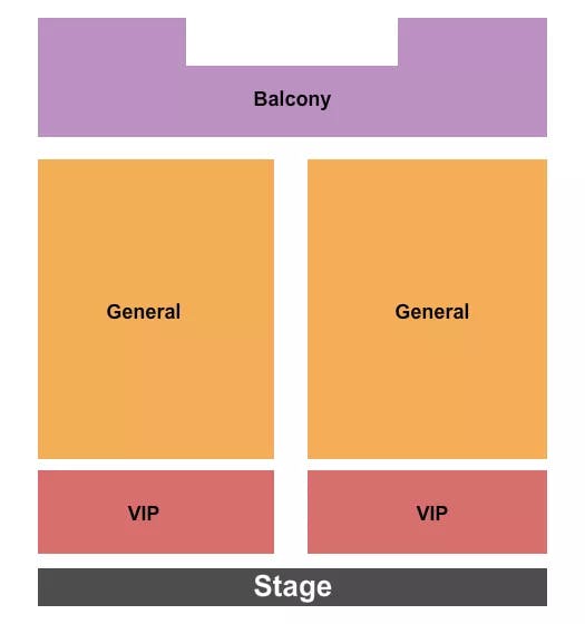  VIP GENERAL BALCONY Seating Map Seating Chart