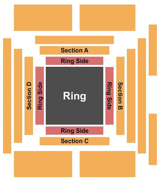 SNOQUALMIE CASINO BALLROOM WRESTLING Seating Map Seating Chart