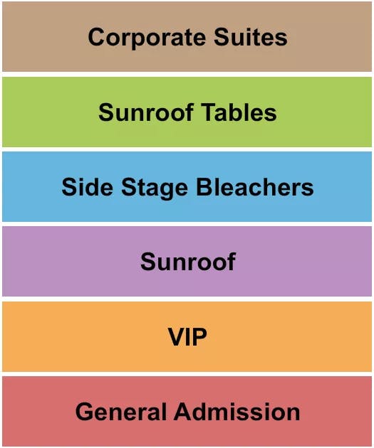  FESTIVAL Seating Map Seating Chart