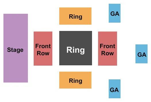  BOXING 2 Seating Map Seating Chart