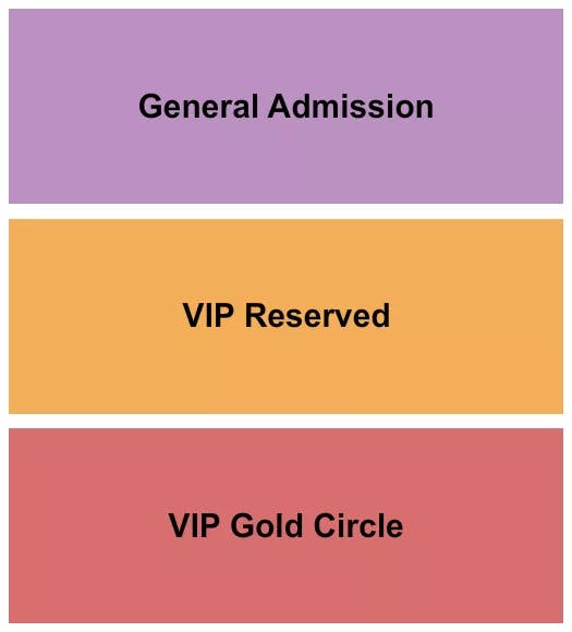  GA VIP RES VIP GC Seating Map Seating Chart