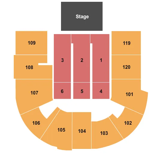  END STAGE 3 Seating Map Seating Chart