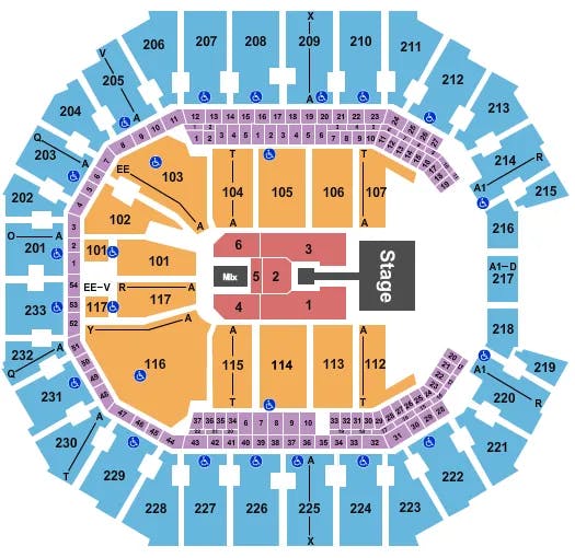  PINK Seating Map Seating Chart