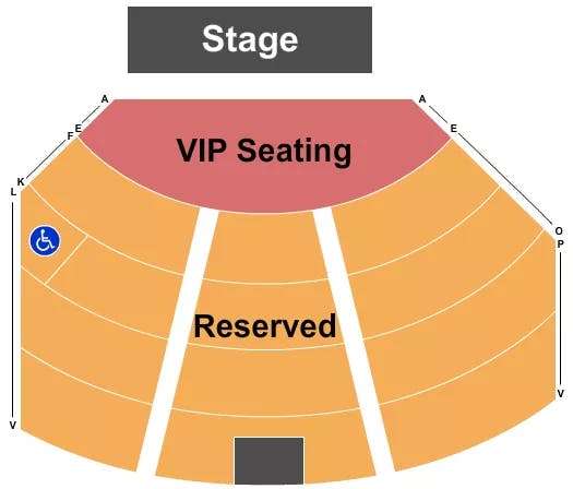 SPIRIT LAKE CASINO RESORT ENDSTAGE Seating Map Seating Chart