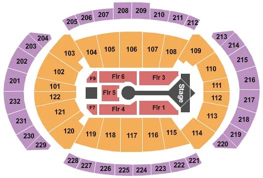 T MOBILE CENTER OZUNA Seating Map Seating Chart