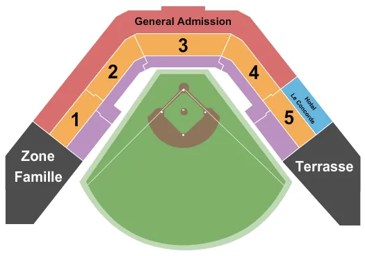  BASEBALL Seating Map Seating Chart