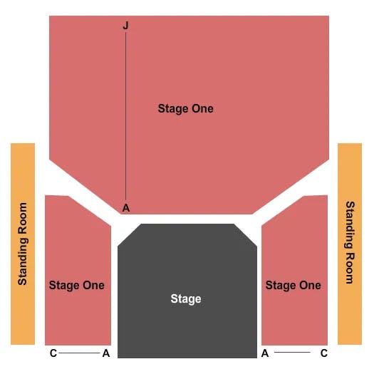  END STAGE Seating Map Seating Chart