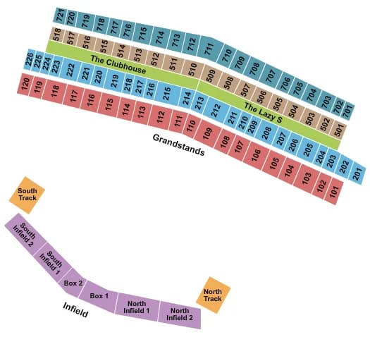 GMC STADIUM CALGARY OPEN FLOOR Seating Map Seating Chart