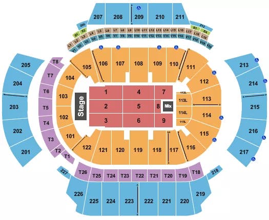 STATE FARM ARENA GA JEFF DUNHAM 2 Seating Map Seating Chart