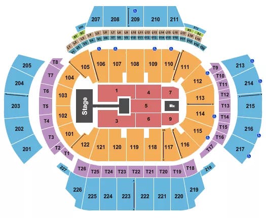 STATE FARM ARENA GA KIRK FRANKLIN Seating Map Seating Chart