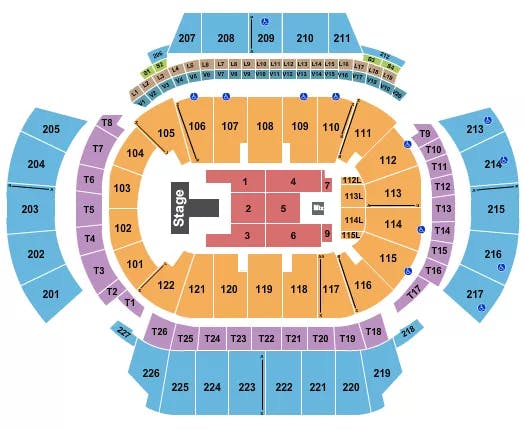 STATE FARM ARENA GA MAVERICK CITY MUSIC Seating Map Seating Chart