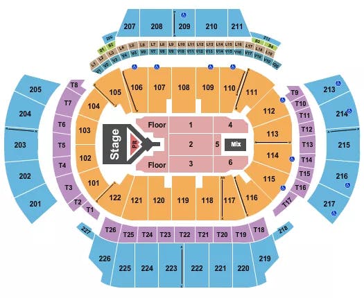 STATE FARM ARENA GA MONEYBAGG YO Seating Map Seating Chart