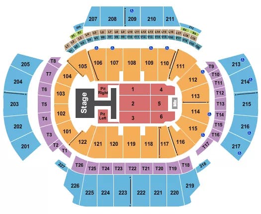 STATE FARM ARENA GA OLD DOMINION Seating Map Seating Chart