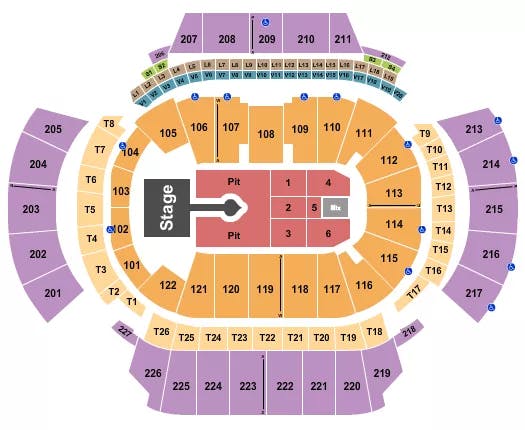 STATE FARM ARENA GA SABRINA CARPENTER Seating Map Seating Chart