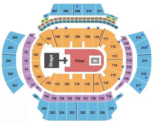 STATE FARM ARENA GA SUICIDEBOYS Seating Map Seating Chart