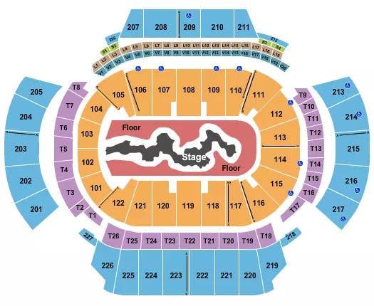 STATE FARM ARENA GA TRAVIS SCOTT Seating Map Seating Chart