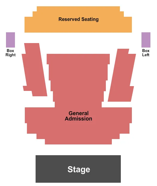 STATE THEATER STATE COLLEGE ENDSTAGE GARSV BALC Seating Map Seating Chart