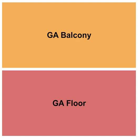  GA FLOOR GA BALCONY Seating Map Seating Chart