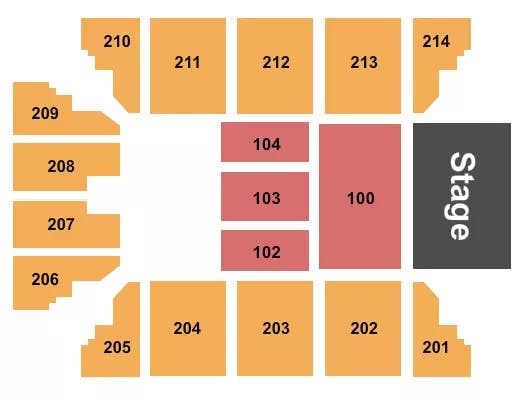  ROOTS AND BOOTS Seating Map Seating Chart