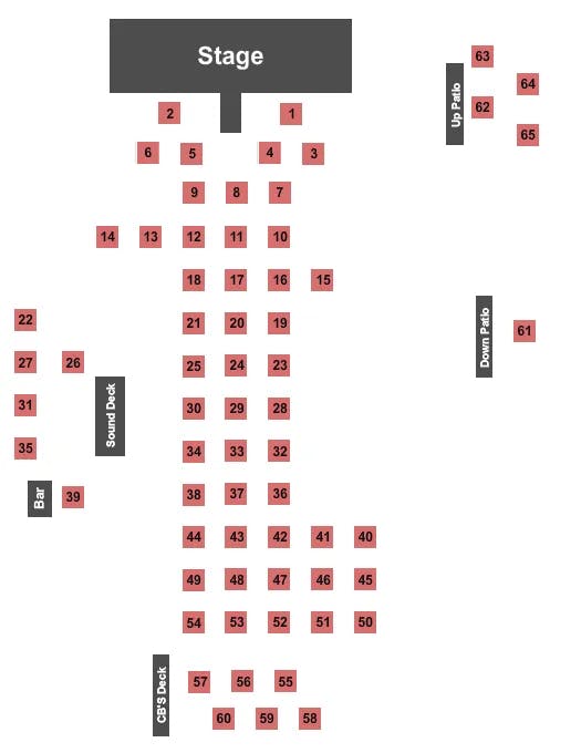  TABLES Seating Map Seating Chart