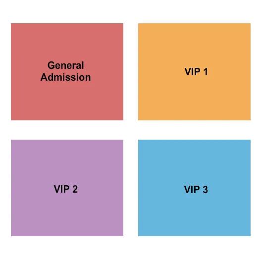 SUBSTATION SEATTLE GA VIP1 VIP2 VIP3 Seating Map Seating Chart