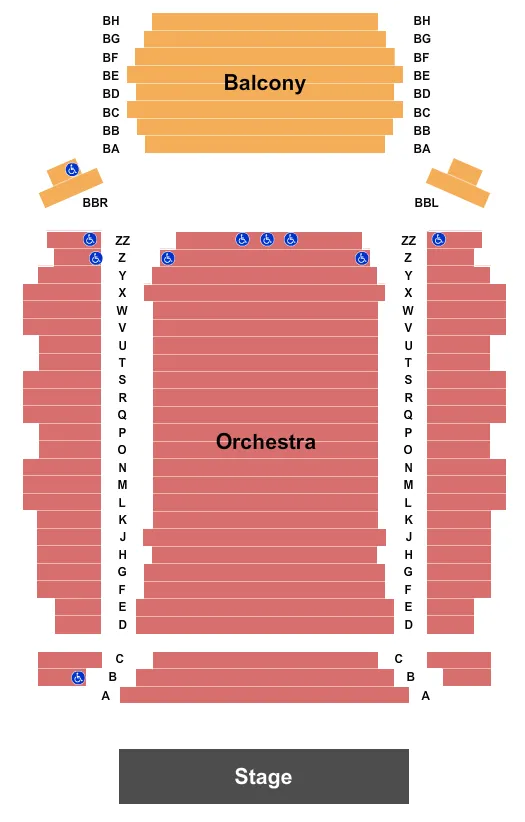  ENDSTAGE Seating Map Seating Chart