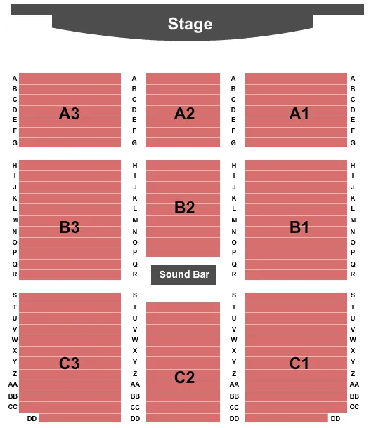 BASEBALL Seating Map Seating Chart