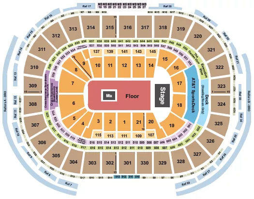  1975 Seating Map Seating Chart