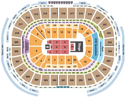  DOJA CAT Seating Map Seating Chart